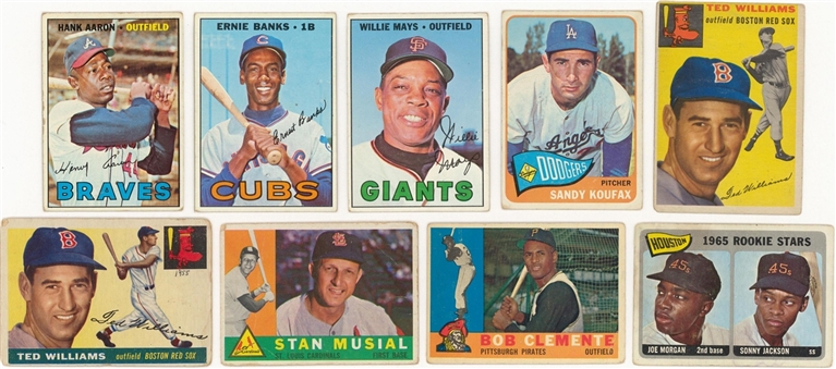 1950s-1970s Topps Collection (70+) Including Many Hall of Famers 